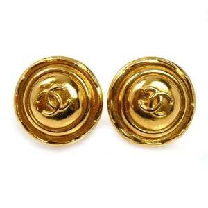 Chanel Cc Logo Clip-On Earrings Metal #247083C61B